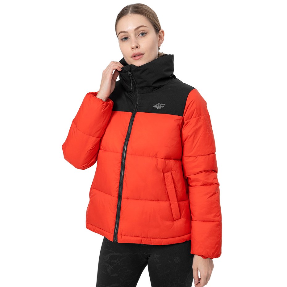 4F Women`s jacket  red H4Z22 KUDP014