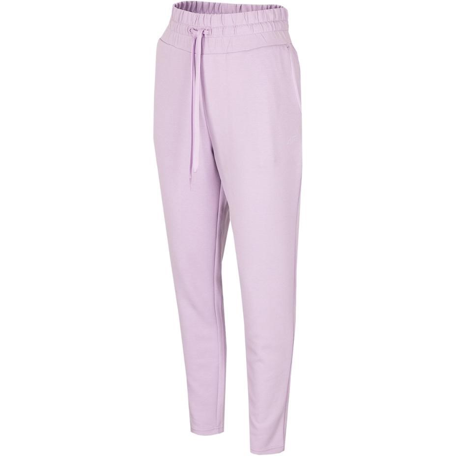 4F Women`s trousers  light purple H4Z22