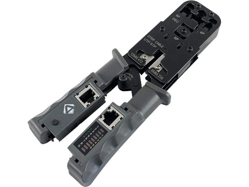 Alantec Zaciskarka 4P6P8P z testerem sieci