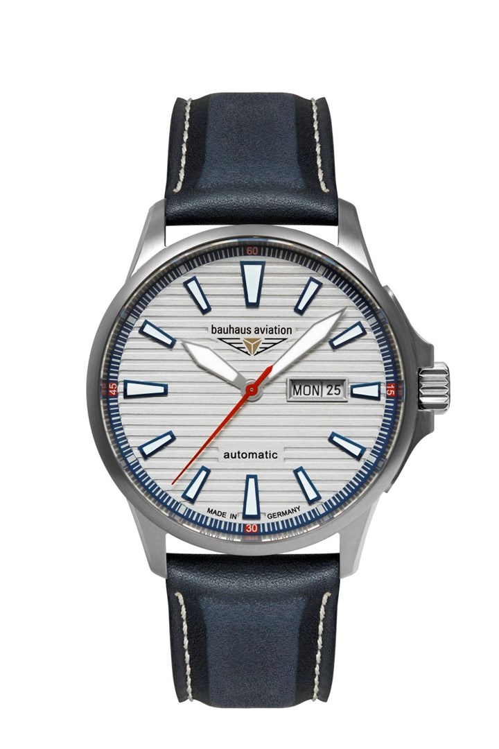 No name Zegarek Bauhaus Aviation Titanium