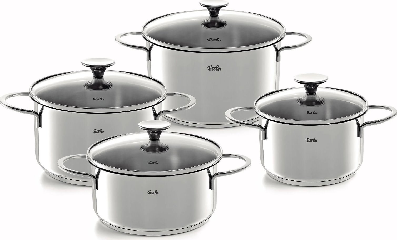 No name Zestaw 4 garnków Fissler
