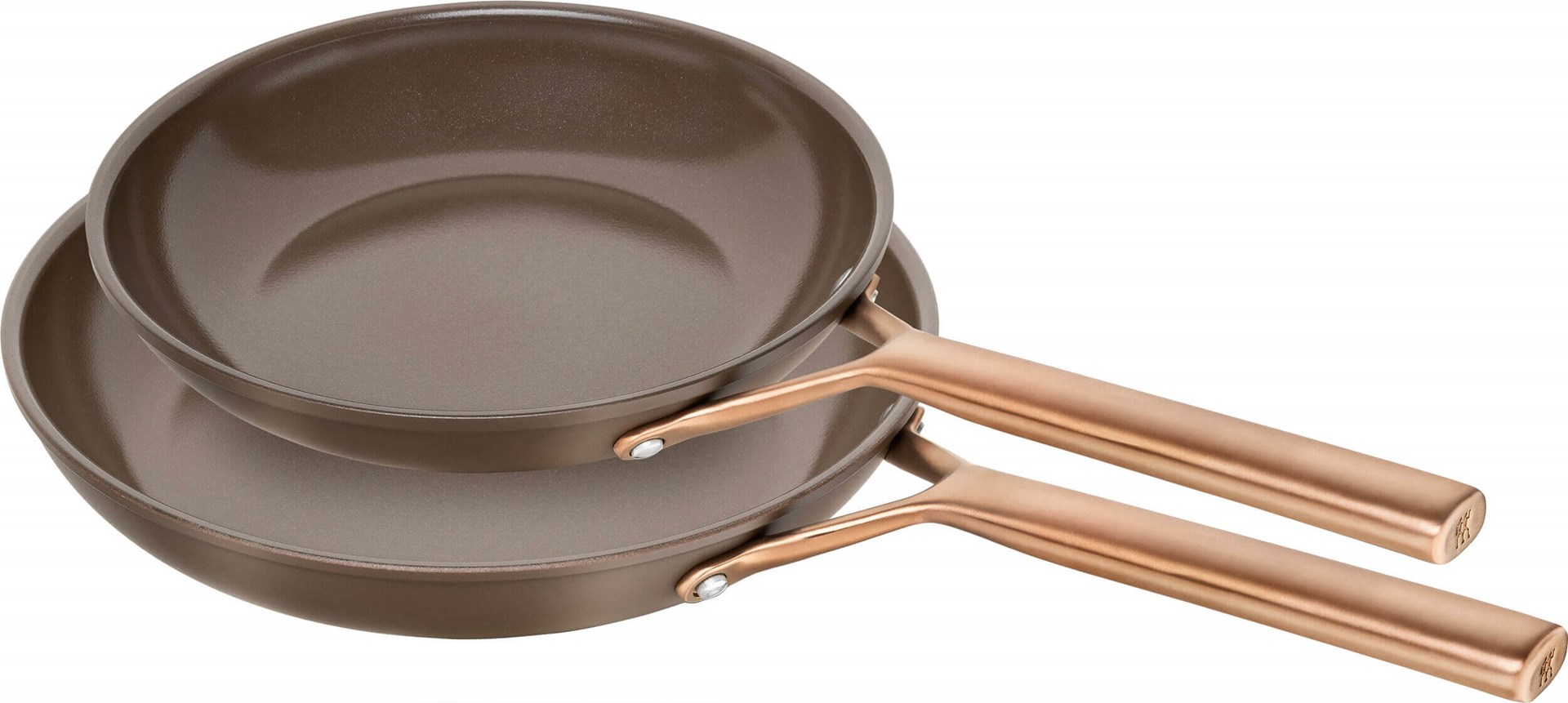 ZWILLING MILANO Zestaw 2 patelni brązowy